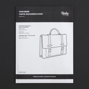 Tipar hartie servieta Ohio (Ohio Briefcase) - Tandy Leather 56408-00 - Img 3