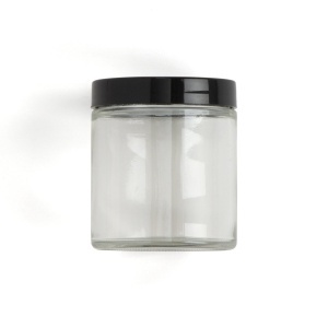 Borcan din sticla pentru amestecat si pastrat coloranti, cu capac insurubabil, 118 ml - Tandy Leather 2085-00 - Img 2