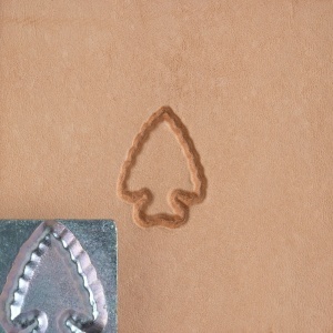Cap de stanta de embosare 2D Craftool, model varf de sageata (Arrowhead) - Tandy Leather 88283-00