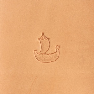 Cap de stanta de embosare 3D Craftool, model barca de viking (Viking Boat) - Tandy Leather 8736-00 - Img 2