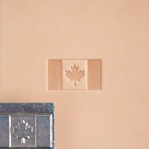 Cap de stanta de embosare 3D Craftool, model steag canadian (Canadian Flag) - Tandy Leather 8576-00