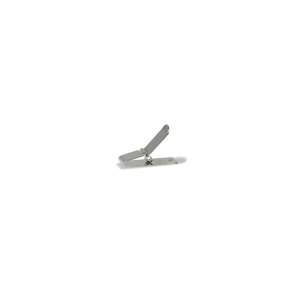 Clips metalic flip pentru bani, 19 x 51 mm, cu nituri - Tandy Leather 1242-00 - Img 2