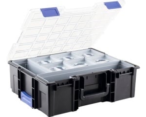 Cutie pentru scule cu organizator industrial 8 compartimente 440 x 144 x 355 mm
