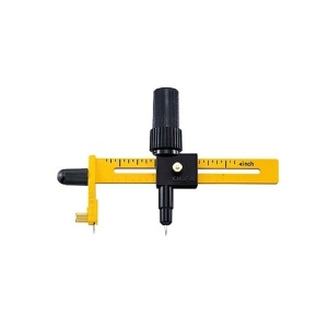 Cutter compas pentru taiere circulara OLFA CMP-1 Japonia, diametru 1 - 15 cm - Img 2