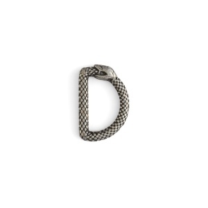 Inele D Infinity Snake (Ouroboros) 13 si 19 mm, fara nichel - Tandy Leather - imagine 2