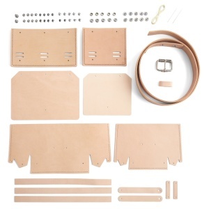 Kit borseta de curea Explorer din piele vegetala Tandy Leather, 25 x 14 x 6 cm - imagine 2