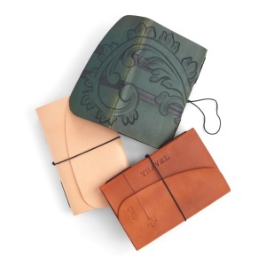 Kit carnetel de calatorie cu coperta din piele Tandy Leather, 10 x 15 cm - imagine 4