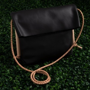 Kit geanta crossbody Madison din piele Tandy Leather, cu snur impletit - imagine 7