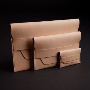 Kit plic (clutch) Aspen din piele vegetala Tandy Leather, 20 x 33 cm - imagine 7
