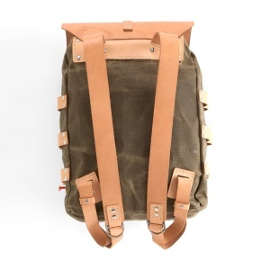 Kit rucsac Explorer din panza cerata si piele Tandy Leather, 33 x 40 x 23 cm - imagine 6