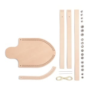 Kit teaca de cutit Explorer din piele vegetala Tandy Leather, pentru lame de 10 cm - imagine 3