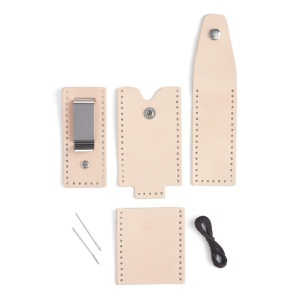 Kit toc pentru multitool din piele de sculptat Tandy Leather, cu suport pentru lanterna - imagine 6