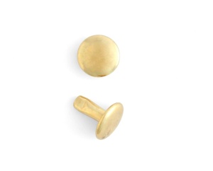Nituri cu cap dublu din alama masiva, set 100 buc - Tandy Leather - Img 6