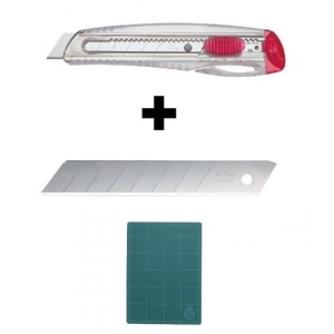 NT Cutter Set Cutter 18mm cu 10 Lame de Schimb