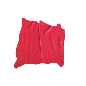 Piele Nappa Rosu Aprins pentru Proiecte Mici - Piele Naturala (cod NAP 81)