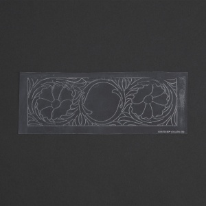 Sablon reutilizabil Craftaid, model portofel Sheridan (Sheridan Wallet) pentru modelaj piele - Tandy Leather 76625-00 - Img 2