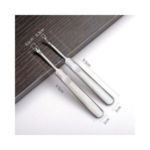 Scula canelare piele forma V, 3mm Wuta - Img 4
