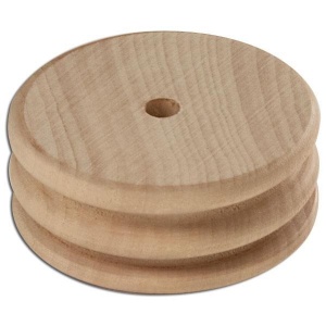 Scula din lemn pentru finisat si lustruit canturi din piele Tandy Leather SUA - Img 5