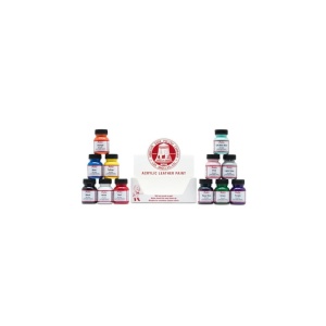 Set 12 vopsele acrilice pentru piele si sneakers Angelus, 12 x 29.5 ml - Img 2