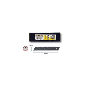 Set 50 Lame Cutter Segmentate Negre 18 mm, Olfa LBB-50
