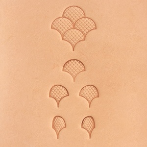 Set 6 stampile Craftool pentru modele cu solzi (Scale Pattern Stamp Set) - Tandy Leather 69065-00