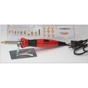 Set pirogravura pentru pielarie (Leather Burning Tool Set), varianta UK, 60 W - Tandy Leather 8127-10