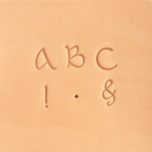 Set stante embosare piele ALFABET litere mari 12.7 mm, Tandy Leather - Img 2