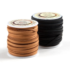 Sireturi din piele de caprioara, 4mm / 15.2m Tandy Leather USA - Img 1