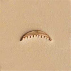 Stanta de embosare piele Craftool V708 (veiner festonat si cu linii) - Tandy Leather 6708-00 - Img 2