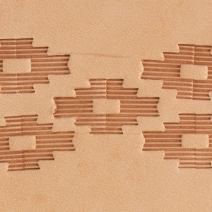 Stanta de margini embosare din alama, model piramida (Pyramid) - Tandy Leather 8900-22 - Img 2