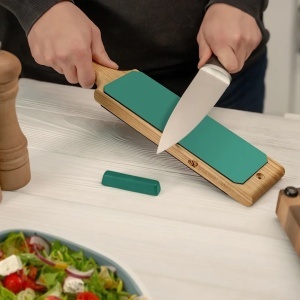 Strop din piele cu doua fete BeaverCraft LS1P1 (380 mm, 230x80 mm) cu pastă de polisat - Img 11