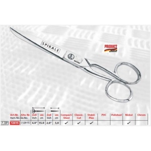 112615 Foarfeca industriala universala 15cm pentru stangaci, Kretzer