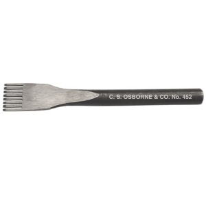 452 Dalta perforare cusaturi piele cu 8 dinti. CS. Osborne - Img 2