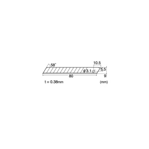 BA-100 Set 5 lame cutter segmentate de tip A- 9mm, NT Cutter - Img 5