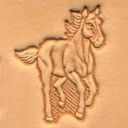Cap de stanta de embosare 3D Craftool, model cal in galop (Running Horse) - Tandy Leather 88311-00