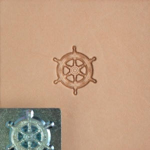 Cap de stanta de embosare 3D Craftool, model carma navei (Ships Wheel) - Tandy Leather 8682-00