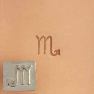 Cap de stanta de embosare 3D Craftool, model zodiac scorpion (Scorpio) - Tandy Leather 8464-08