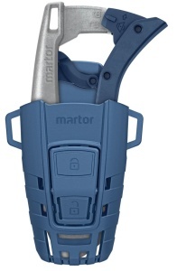 Cutter de siguranta Martor Secunorm 610 XDR cu toc 610102 cu lama trapezoidala nr. 160099