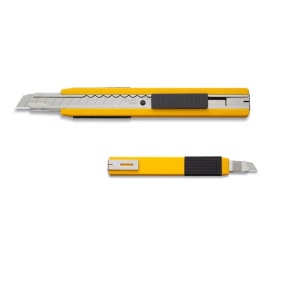 Cutter profesional de precizie OLFA A-2 Japonia, maner cauciucat, lama 9 mm - Img 3
