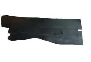 Fasie piele naturala Taur Neagra 3-3.5 mm grosime