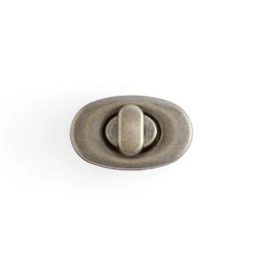 Incuietoare metalica Kora pentru genti Tandy Leather SUA (25 x 16 mm, lucioasa) - Img 8