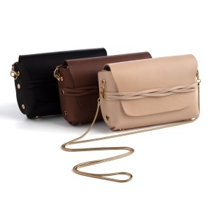 Kit geanta crossbody Adalynn din piele Tandy Leather, cu lant din alama - imagine 2