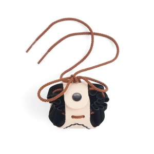 Kit saculet pentru monede cu snur din piele Tandy Leather, 5,7 x 7,3 cm - Img 2