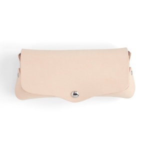 Kit toc de ochelari din piele vegetala Tandy Leather, cu capsa magnetica