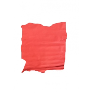 Piele Nappa Rosu Deschis pentru Proiecte Mici - Piele Naturala (cod NAP 85) - Img 2