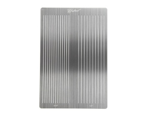 Sablon din inox pentru taiat franjuri din piele (latime franjuri 4,76 si 6,35 mm) - Tandy Leather 3604-50 - Img 6