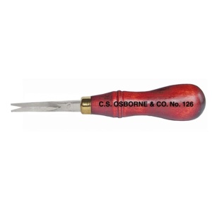 Scula pentru tesire fina margini piele C.S. Osborne No. 126 – Otel Forjat - Img 2