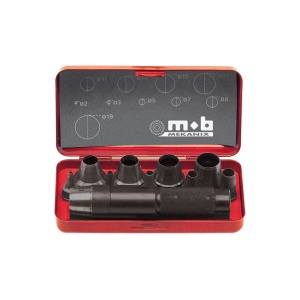 Set 10 preducele profesionale pentru piele/cauciuc dimensiune ˜ 2 - 19 mm - Img 1