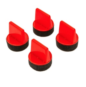 Set 4 aplicatoare vopsea, lac, ceara si balsam piele Angelus