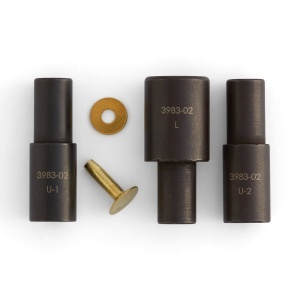 Set matrite pentru nituri cu piulita pentru presa manuala, pentru nituri decorative - Tandy Leather 3984-00 - Img 6